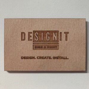 Wooden Business Cards